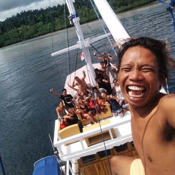 Crew and Guests selfie